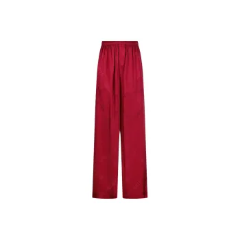 Balenciaga Pajama Pants Women's Red