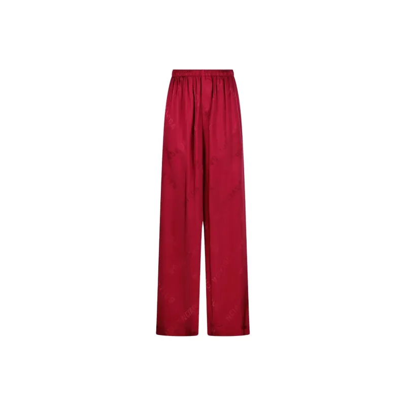 Balenciaga Pajama Pants Women's Red-0