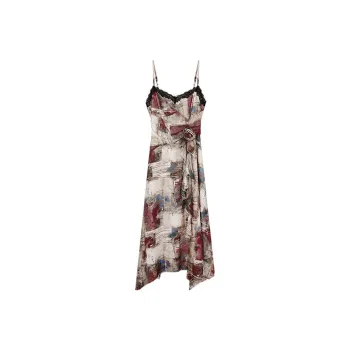ZUKIZUKI Slip Dresses Women's Lace Camisole Dress