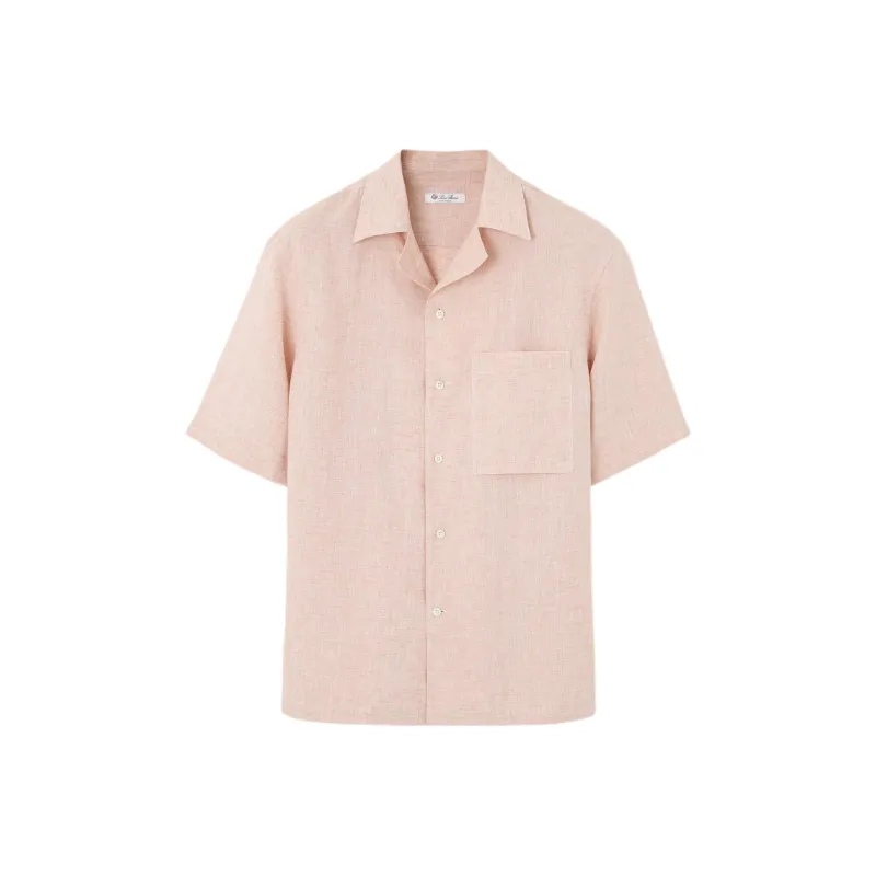 Loro Piana SS25 Shirt Men's Ceramic Rose-0