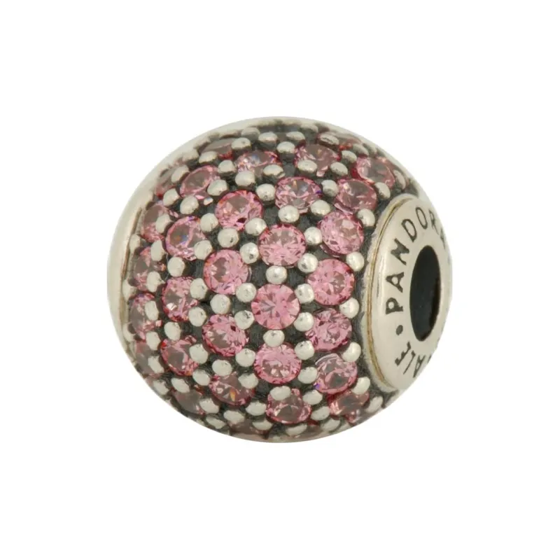 Pandora Zircon Jewelry Accessories Unisex Pink-0