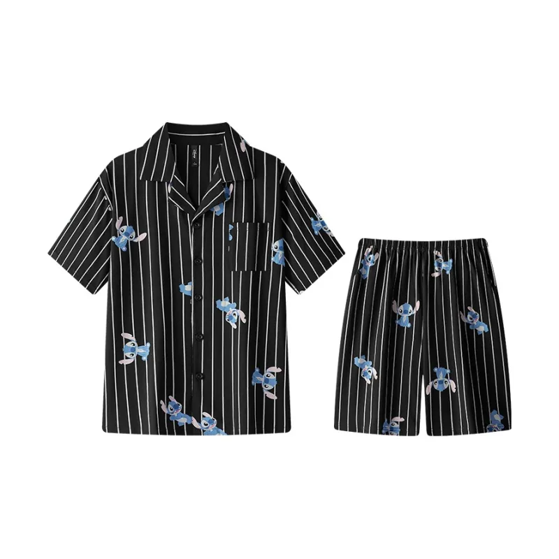 Gongdie x Disney Pajama Set Unisex Black-8