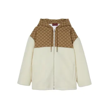 GUCCI GG intarsia Fleece Jacket