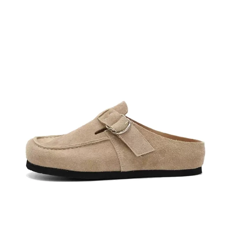 LOHAN·SIR Closed Toe Slippers Men's Camel-0