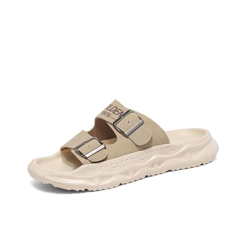 Grumpy Ram Slip Resistant Odor Resistant Abrasion Resistant Slide Slippers Men's-0