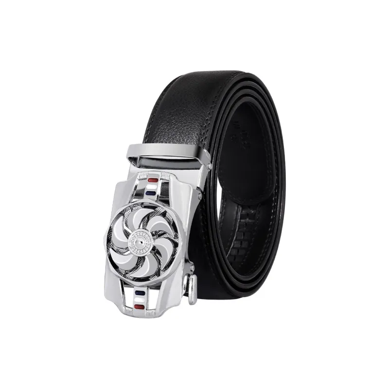 TUCANO Cow Split Leather Belts Men's Width 3.5CM-1