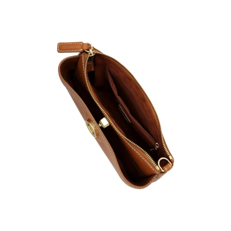 FION Cow Leather Shoulder Bag Women's Multicolor-2