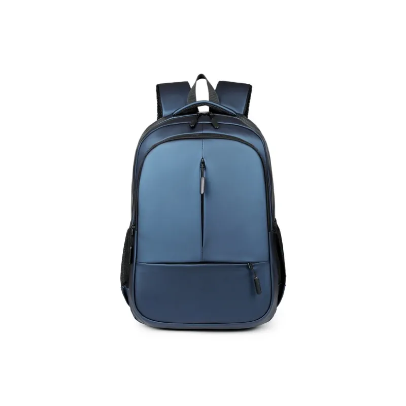 Kewuku Polyester Backpack Unisex Gray/Black/Blue-6