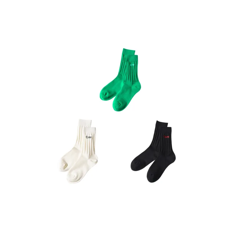 Under The Boots Mid Calf Socks Unisex 3 Pack-3