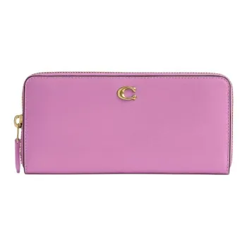 COACH Essential Cow Leather Wallet Trumpets Women's Fuchsia