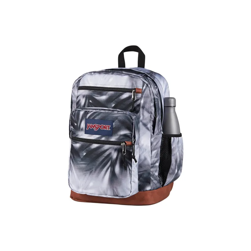 JanSport Recycled Polyester Backpack Men's White & Dark Gray-2