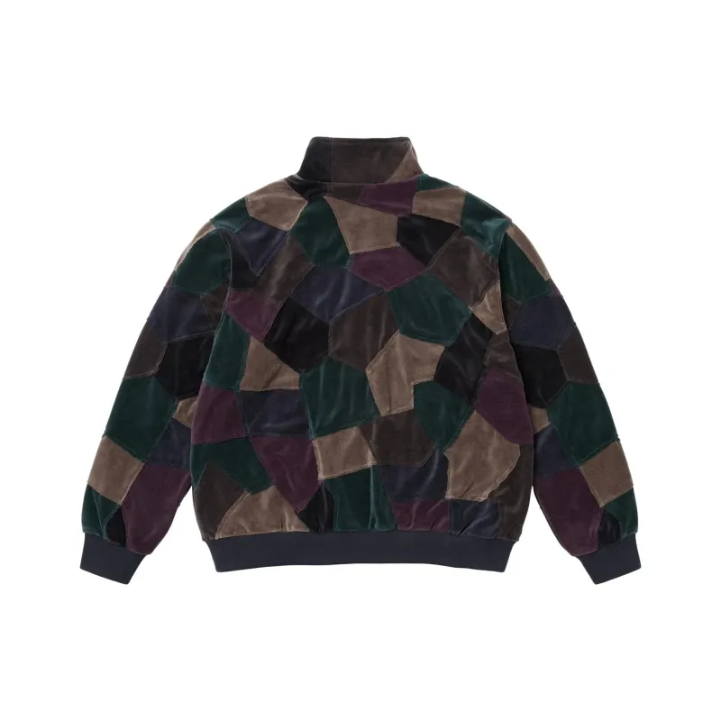Supreme Patchwork Velour Track Jacket-2