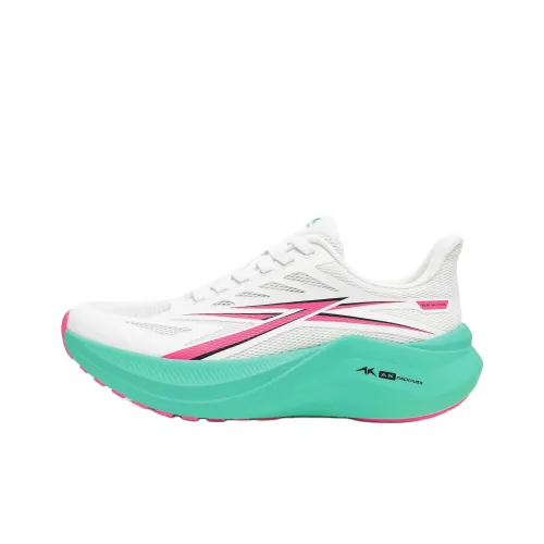 A.Knackfuss Running Shoes Unisex Low Top Cyan Pink Leaping Shadow