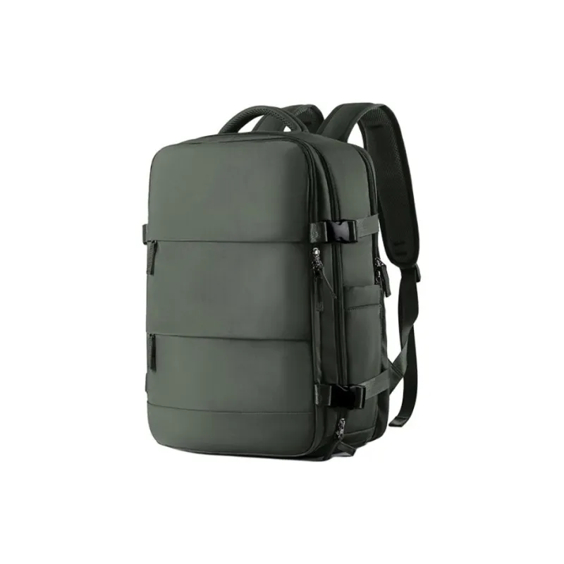 VIHUS Oxford Backpack Unisex White/Green-5