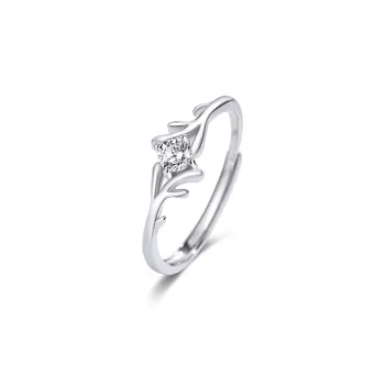 ALLOVE S925 Silver Rings Women's