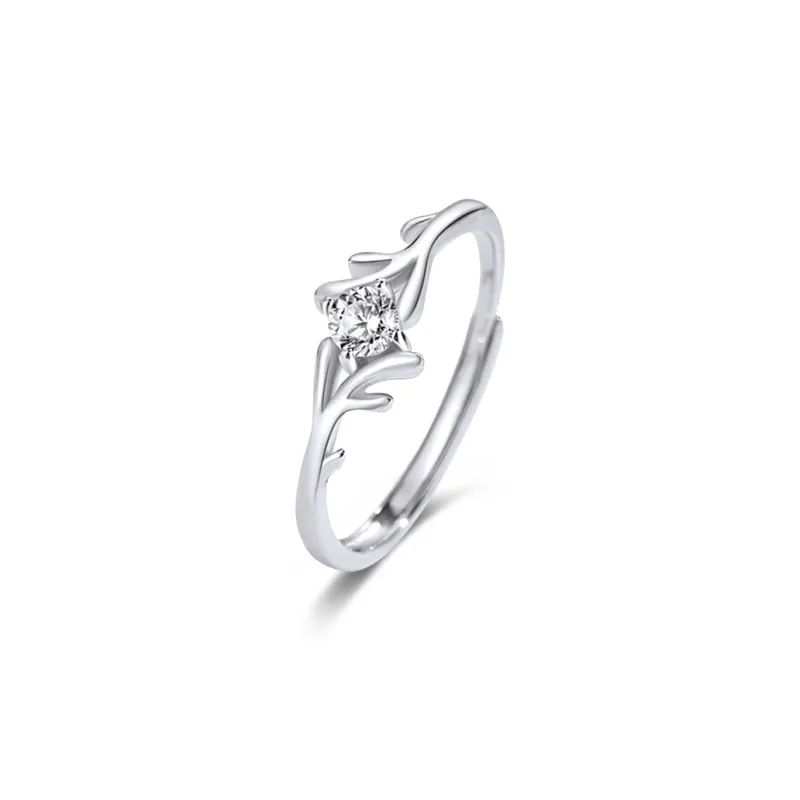 ALLOVE S925 Silver Rings Women's-0