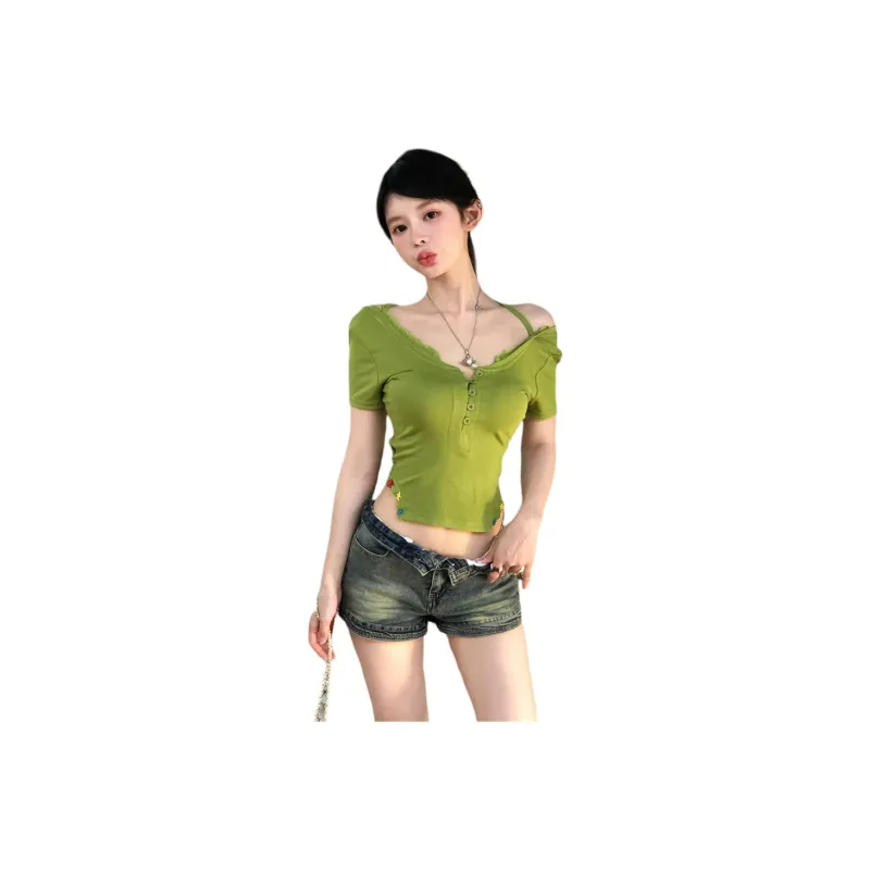 Flowers In Water T Shirt Women's-9