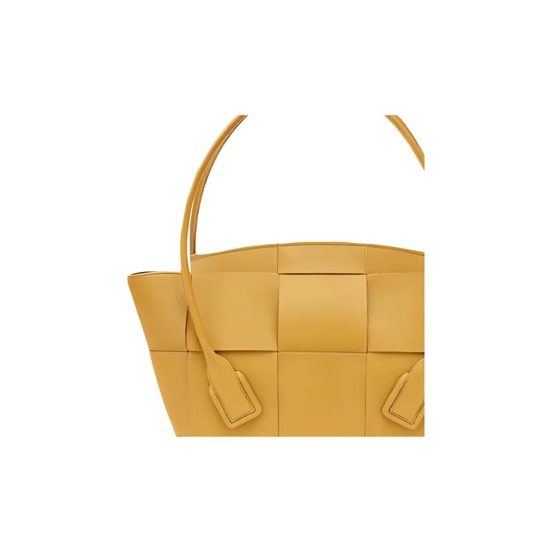 Bottega Veneta Sheepskin Handbag Medium Size Women's Curry-2