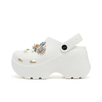 DAPHNE Clogs Women's Milk White