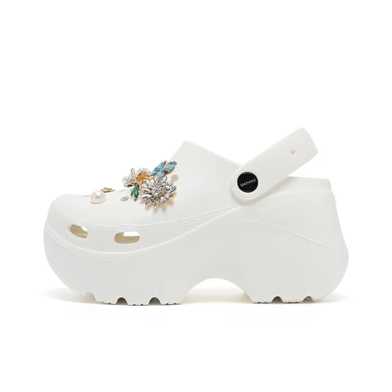 DAPHNE Clogs Women's Milk White-0