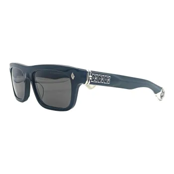 Chrome Hearts Acetate Square Sunglasses Men's Black