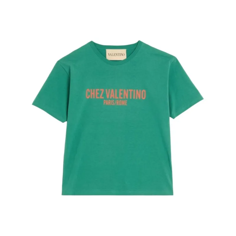 Valentino SS25 T Shirt Men's Green-0