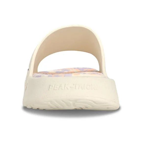 PEAK Tai Ji1.0 Quiet, Slip Resistant, Odor Resistant Slide Slippers Unisex Canvas White-3