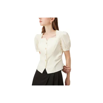 FANSILANEN Shirts Women's Antique White