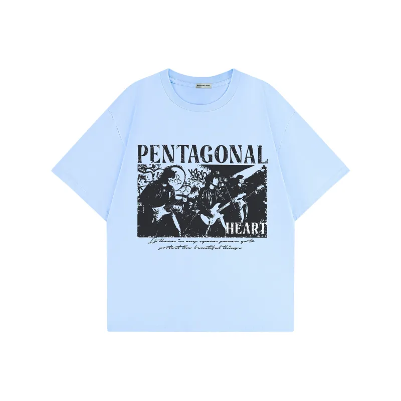 PENTAGONAL HEART T Shirt Unisex-35