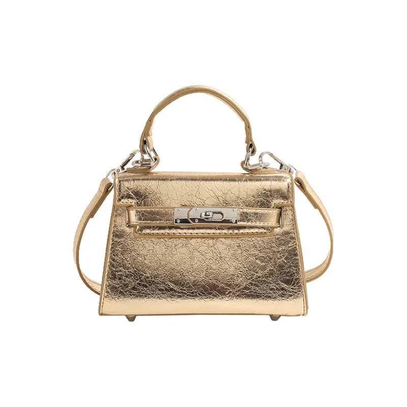 TOUTSEUL YOLO PU One Shoulder Handbag Regular Women's Black/Gold/Silver/Colorful Silver-7