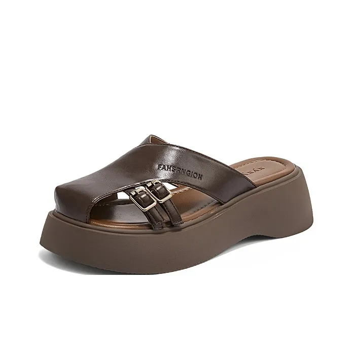 Xiangxiangli Closed Toe Slippers Women's-6