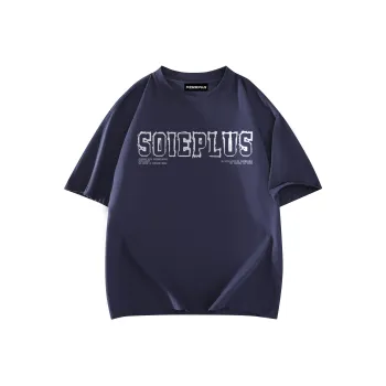 SOIE T Shirts Unisex Navy Blue