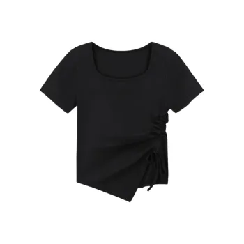 Cotton Gene Crop Tops Women's