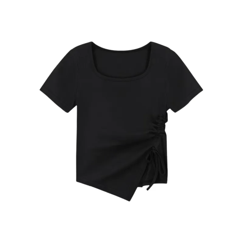 Cotton Gene Crop Tops Women's-0