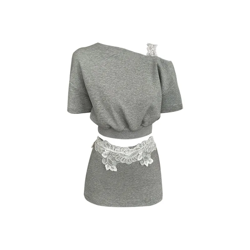 GUOZHEN Two Piece Skirt Sets Women's-1
