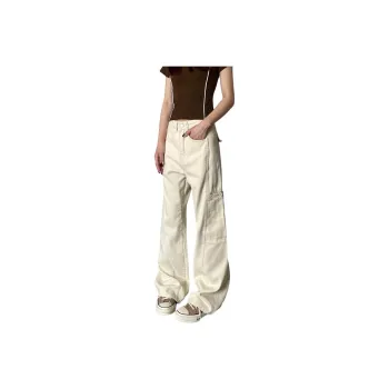 BENGEN Casual Pants Women's Apricot Pants