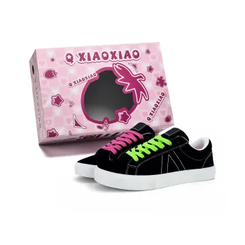 Circle Small Coverage Slip Resistant Cushioning Abrasion Resistant Low Top Skateboard Shoes Unisex Black Pink Green