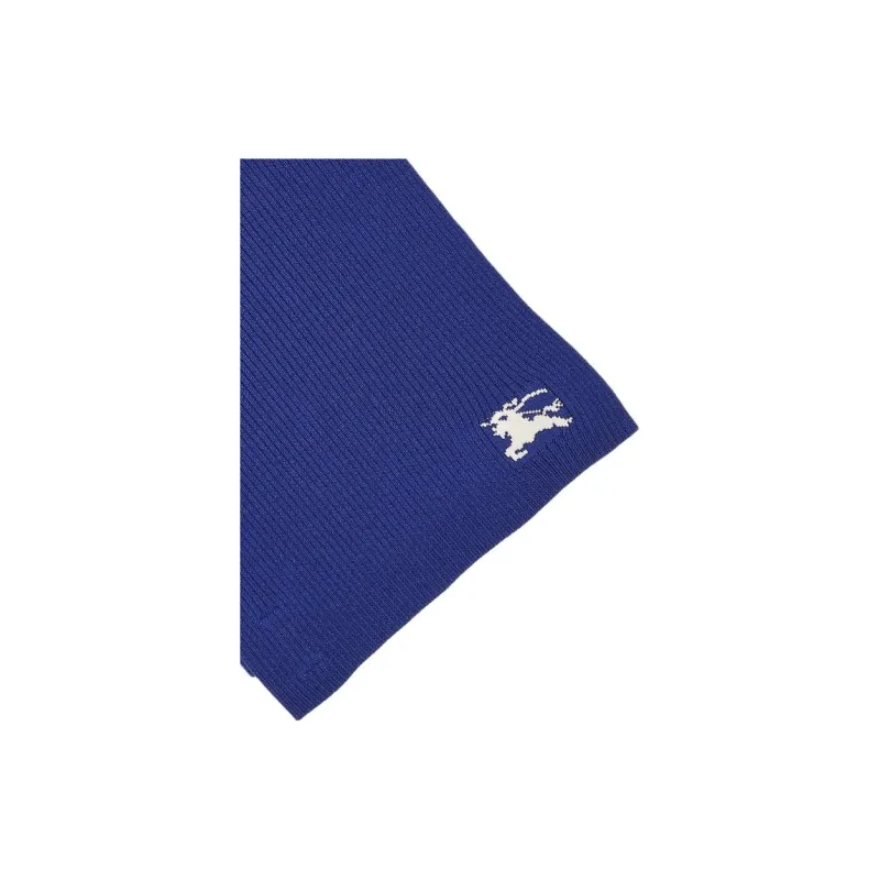 Burberry Wool Knit Scarves Kids' Blue-1