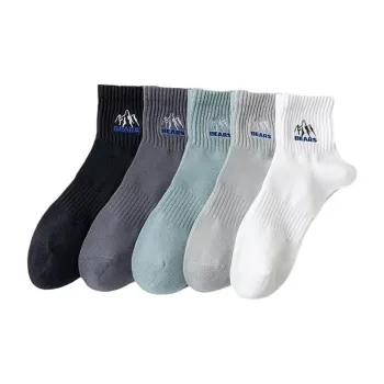 Gentle Welcome Mid Calf Socks Men's 5 Pack