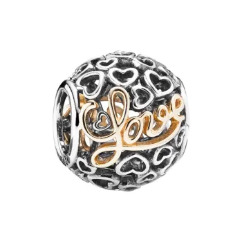 Pandora Silver Gold Jewelry Accessories Unisex Silver