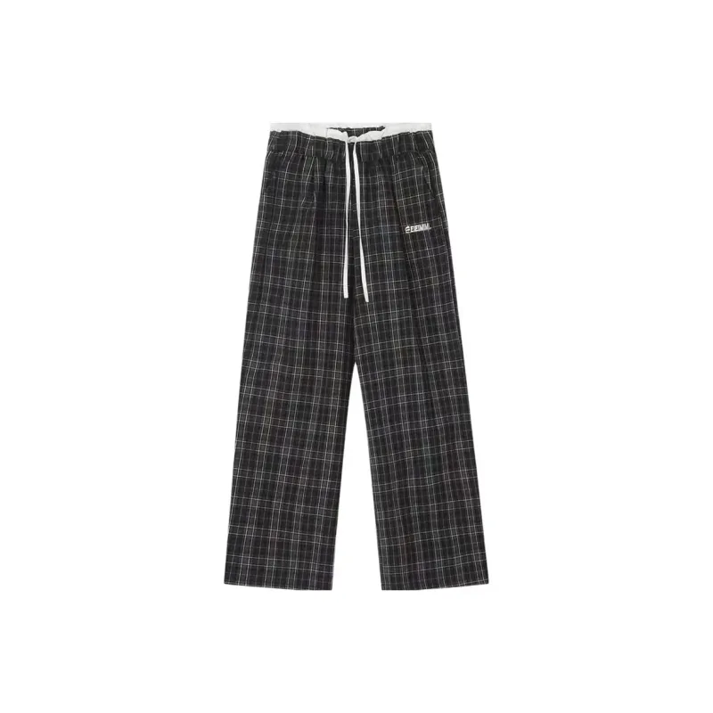ZMHT Casual Pants Unisex Navy Blue-0