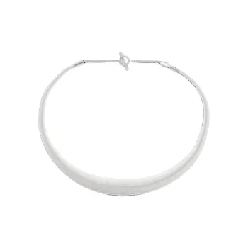 JIL SANDER Brass, Metal Necklaces Men's Silver