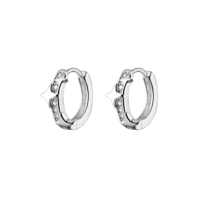 Anxious Titanium Steel Earrings Unisex-0