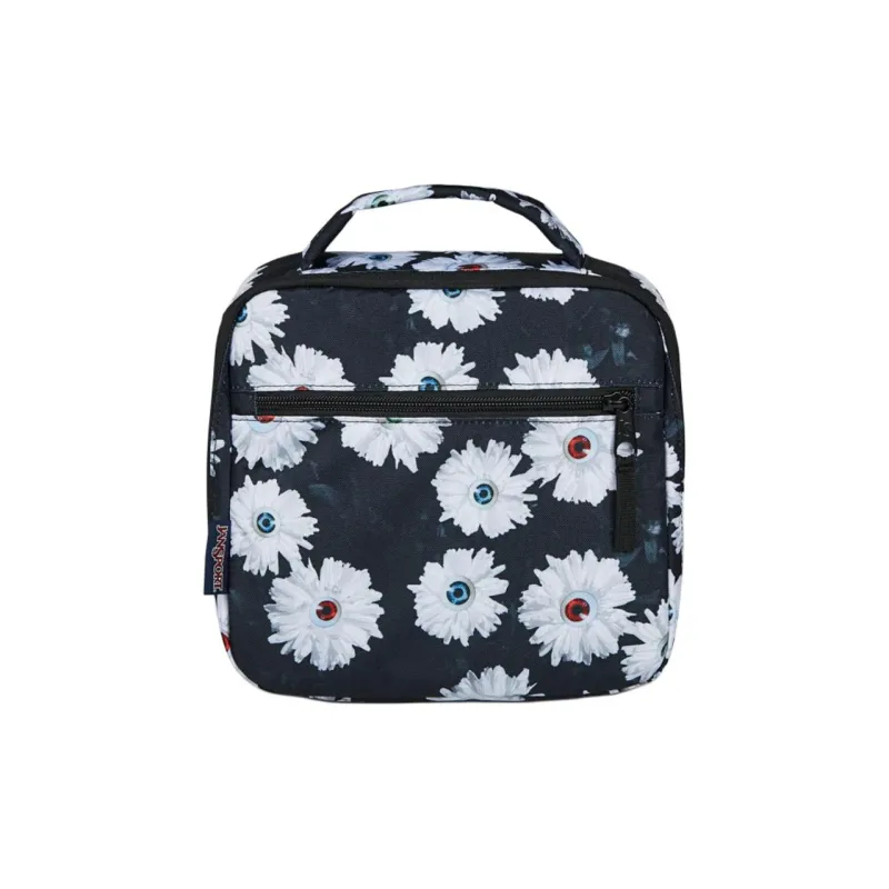 JanSport Recycled Polyester Travel Storage Bag Unisex Dark Blue & White-0