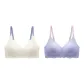 2 Pack (White+Gray Blue)