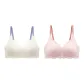 2 Pack (White+Light Pink)