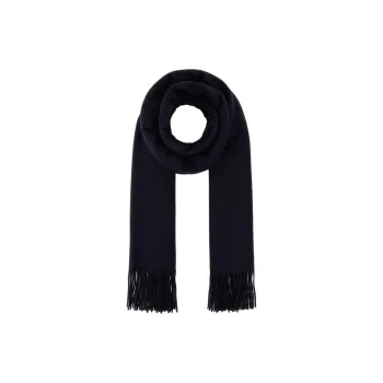 JOHNSTONS OF ELGIN Fringed Knitted Scarf
