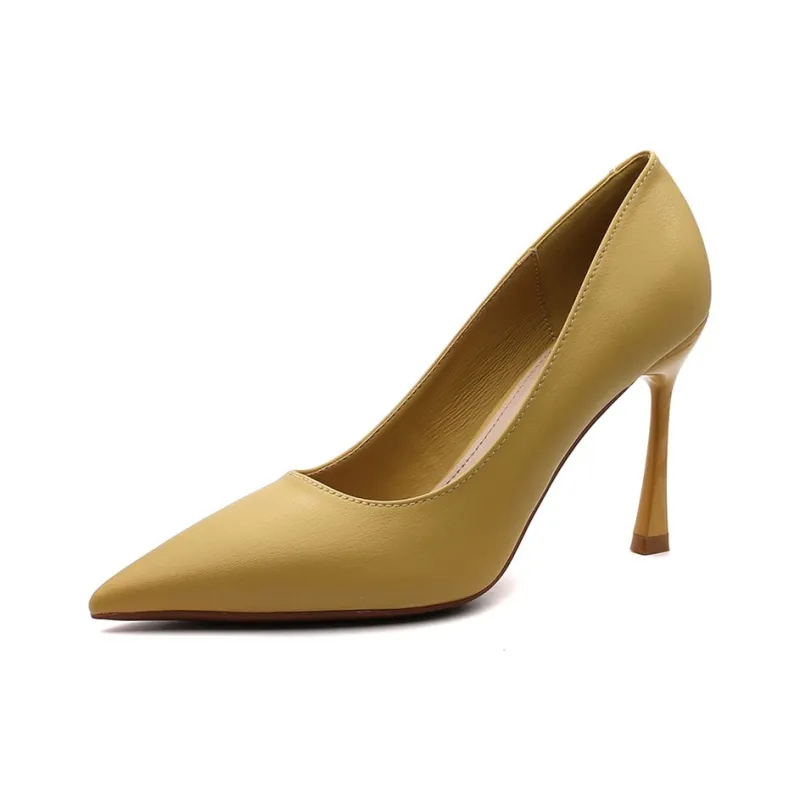 Lan Miao Slim Heel High Heels Women's-0