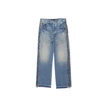 PURPLE BRAND P018 Zip Wide leg Jeans