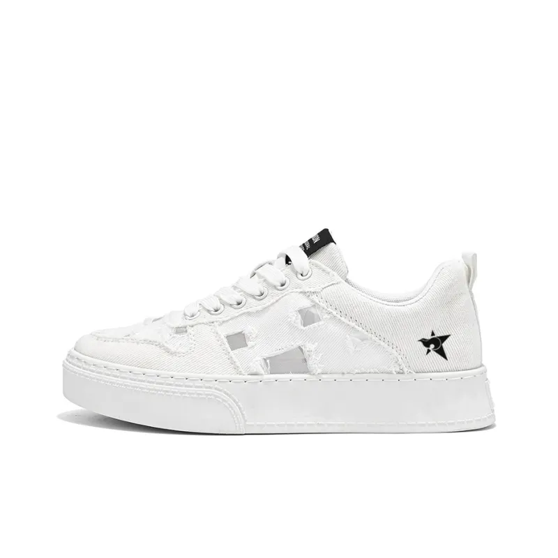 Bookish Star Anti Slip Wear Resistant Low Top Skateboard Shoes Men's-5